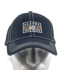Alaska 49th State Hat Baseball‎ Cap Mens Adjustable made by Arctic Circle